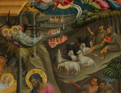 Dettaglio dalla Natività da Bicci di Lorenzo